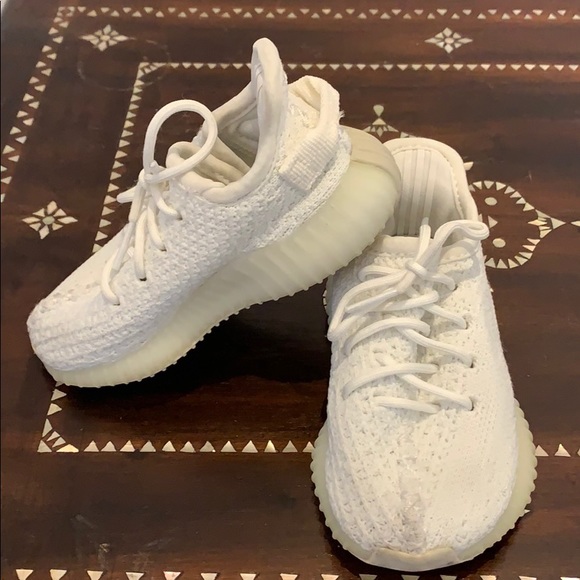 white yeezys size 6